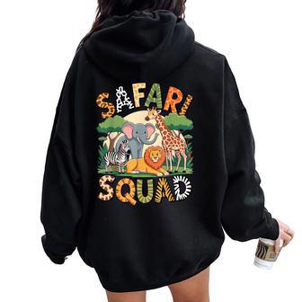 Cool Safari Costume For Kids Adult African Safari Women Oversized Hoodie Back Print - Thegiftio UK