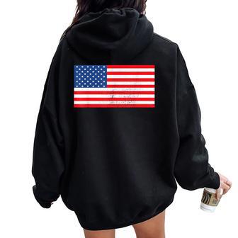 Drapeau Américain Patriotique Des États-Unis Pour Hommes S Enfants Garçons Et Filles Sweat à capuche oversize pour femme avec imprimé dans le dos - Cadeauxyz