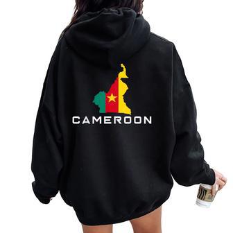 Drapeau Du Cameroun Patriotique Africain Pour Hommes S Enfants Camerounais Sweat à capuche oversize pour femme avec imprimé dans le dos - Cadeauxyz