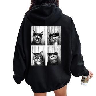 Cat T Boys Girls Women Oversized Hoodie Back Print - Regaloses