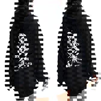 Gothcore Esthétiquepookyibes Witchy Goth Mom Sweat à capuche oversize pour femme avec imprimé dans le dos - Cadeauxyz