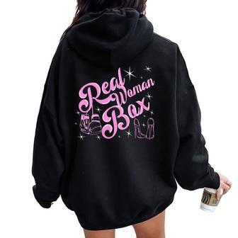 Guantes De Boxeo Rosa Real Woman Box Bóxer In Mangas Women Oversized Hoodie Back Print - Regaloses