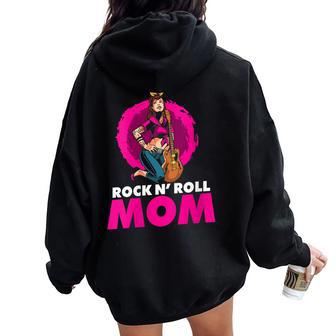 Guitare Basse Amusante Pour Les Amateurs De Guitare Basse Sweat à capuche oversize pour femme avec imprimé dans le dos - Cadeauxyz
