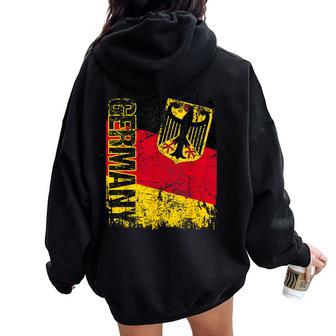 Hombres Es Niños Alemania Women Oversized Hoodie Back Print - Regaloses