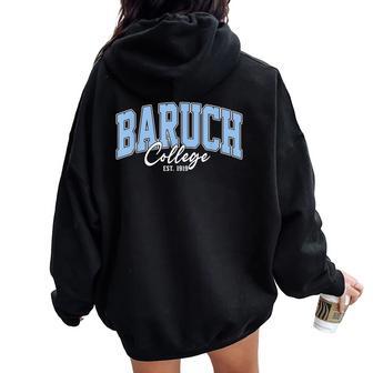 Institute Baruch Of Technology Arch Retro For Women Women Oversized Hoodie Back Print - Thegiftio UK