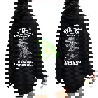 Just A Girl Who Loves イグアナ レディース オーバーサイズ パーカー バックプリント - Kawaiitshirt