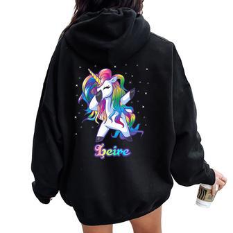 Leire Regalos De Unicornio Para Niñas Regalos De Cumpleaños Para Es Women Oversized Hoodie Back Print - Regaloses