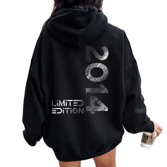 Limited Edition 2014 Boy Girl 12Th Birthday 12 Women Oversized Hoodie Back Print | Seseable UK