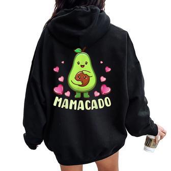 Mamacado Futura Mamma Gravidanza Mamma In Attesa Felpa con cappuccio oversize da donna con stampa posteriore - Novitaregali
