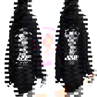 Manga Merch Anime Fille Enfant Sweat à capuche oversize pour femme avec imprimé dans le dos - Cadeauxyz