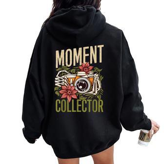 Moment Collector カメラマン カメラ メンズ レディース 写真 レディース オーバーサイズ パーカー バックプリント - Kawaiitshirt