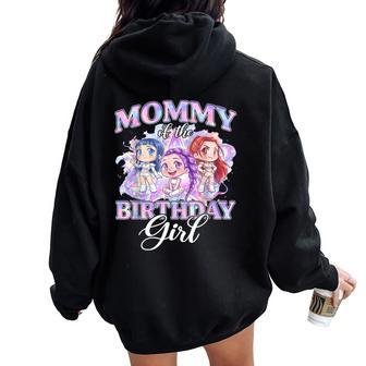Mommy Of The K-Pop Birthday Girls Korean Music Lovers Women Oversized Hoodie Back Print | Mazezy