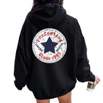 Vintage 1993 33 Cumpleaños Regalo 33 Años Hombre Women Oversized Hoodie Back Print - Regaloses