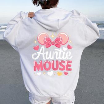 Auntie Mouse Aunt Women Women Oversized Hoodie Back Print - Thegiftio UK