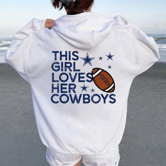 Girl Cowboy Kids Boys Girls Youth N Women Oversized Hoodie Back Print - Thegiftio UK