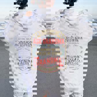 If Momays No Ask Grandma Familyassy Quote レディース オーバーサイズ パーカー バックプリント - Kawaiitshirt