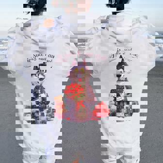 Loup Le Mal Aimé Fete Laaintalentin Cadeau Homme Sweat à capuche oversize pour femme avec imprimé dans le dos - Cadeauxyz