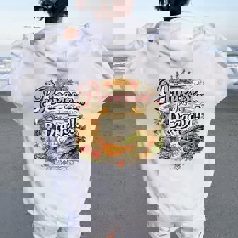 Princesse Dragon Cadeau Original Humour Drole Anniv Sweat à capuche oversize pour femme avec imprimé dans le dos - Cadeauxyz