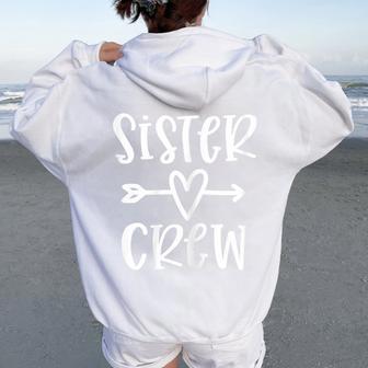 Team Sister Squad Crew For Girls To Ns Cute Women Oversized Hoodie Back Print - Thegiftio UK