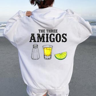 The Three Amigos Cinco De Mayo Tequila Women Oversized Hoodie Back Print - Thegiftio UK