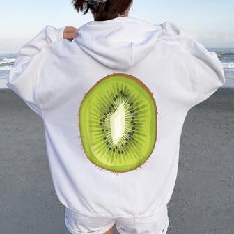 キウイシャツ 大人 男性 女性 キッズ キウイコスチューム レディース オーバーサイズ パーカー バックプリント - Kawaiitshirt