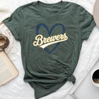 Brewers Name Retro Vintage For Boy Girl Bella Canvas T-shirt | Mazezy