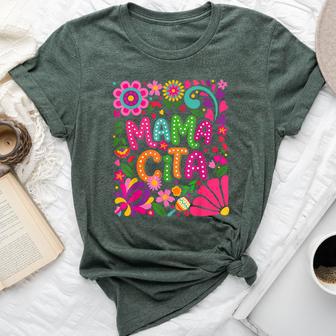 Cinco De Mayo Mama Cita Flower Mexican Mother's Day Bella Canvas T-shirt | Mazezy