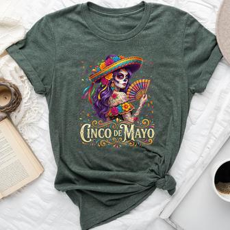 Cinco De Mayo Mexican Fiesta 5 De Mayo Girls Women Bella Canvas T-shirt | Mazezy