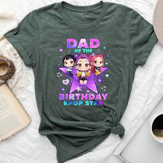 Dad Of The K-Pop Birthday Girls Korean Music Lovers Bella Canvas T-shirt | Seseable UK