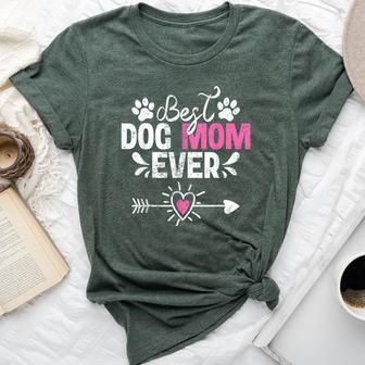 Best Dog Mom Ever Dog Lover Mother's Day Bella Canvas T-shirt | Mazezy
