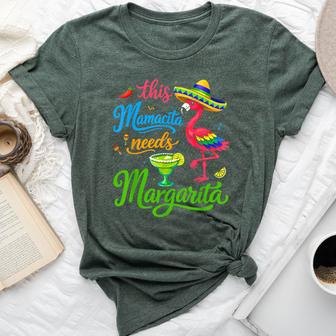 Mama Needs A Margarita For Mom Cinco De Mayo Bella Canvas T-shirt | Mazezy