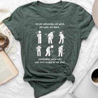 Old People 50Th 60Th 70Th Birthday Fathers Day Bella Canvas T-shirt | Seseable UK