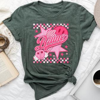 Girl Bruno Groovy Retro First Name Personalized 80'S Bella Canvas T-shirt | Mazezy