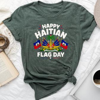 Haitian Flag Day Independence Men Bella Canvas T-shirt | Seseable UK