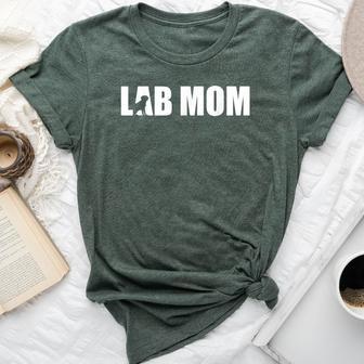 Lab Mom Dog Lover Labrador Retriever Mother's Day Bella Canvas T-shirt | Mazezy