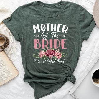 Mother Of The Bride I Loved Her First Bride And Groom Women Bella Canvas T-shirt | Seseable UK