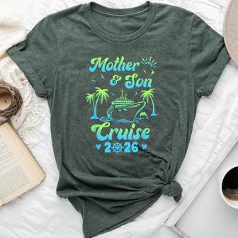 Mother And Son Cruise 2026 Family Trip Matching Bella Canvas T-shirt | Mazezy