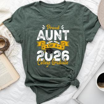 Proud Aunt Of A 2026 College Graduate Bella Canvas T-shirt | Mazezy