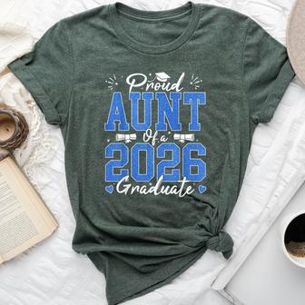 Proud Aunt Of A 2026 Graduate Senior Auntie Graduation 2026 Bella Canvas T-shirt | Mazezy