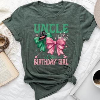 Uncle Of The Birthday Girl Matching Witch Family Bday Part Bella Canvas T-shirt | Mazezy