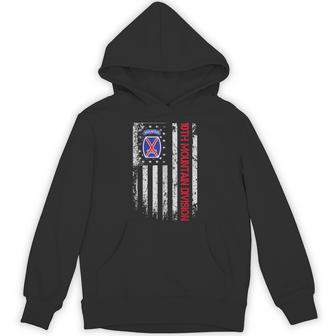 10Th Mountain Division Veteran Vintage Usa Flag Veterans Day Hoodie - Thegiftio UK