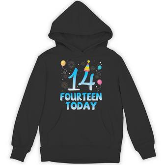 14歳今日私にお誕生日おめでとう彼彼女の息子娘 パーカー - Kawaiitshirt