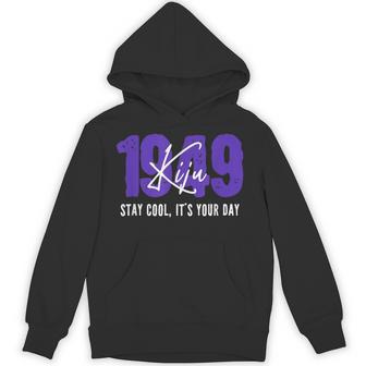 1949 誕生日 77歳 喜寿祝い クールでシンプルな数字デザイン パーカー - Kawaiitshirt