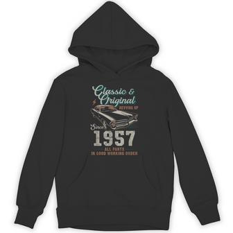 1957年生まれ ヴィンテージカー 69歳の誕生日 パーカー - Kawaiitshirt