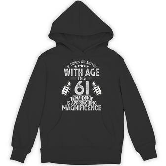 1962年生まれの男性の61歳の誕生日 パーカー - Kawaiitshirt