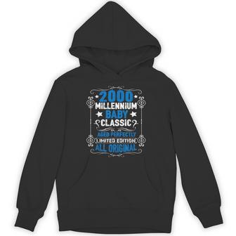 2000年代に生まれたオリジナルパーツバースデーミレニアムベイビー パーカー - Kawaiitshirt