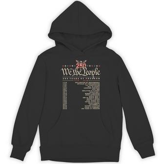 250 Year Timeline 1776–2026 Patriotic Historical Anniversary Hoodie - Thegiftio