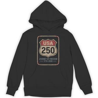 250 Years Of Freedom American 1776–2026 Patriotic Hoodie - Thegiftio UK
