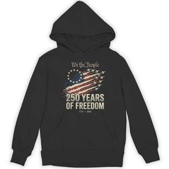 250Th Anniversary Fourth Of July Usa 250 Years American Hoodie | Seseable UK