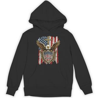 250Th Anniversary Usa Patriotic Eagle 250 Years 4Th Of July Hoodie - Thegiftio UK